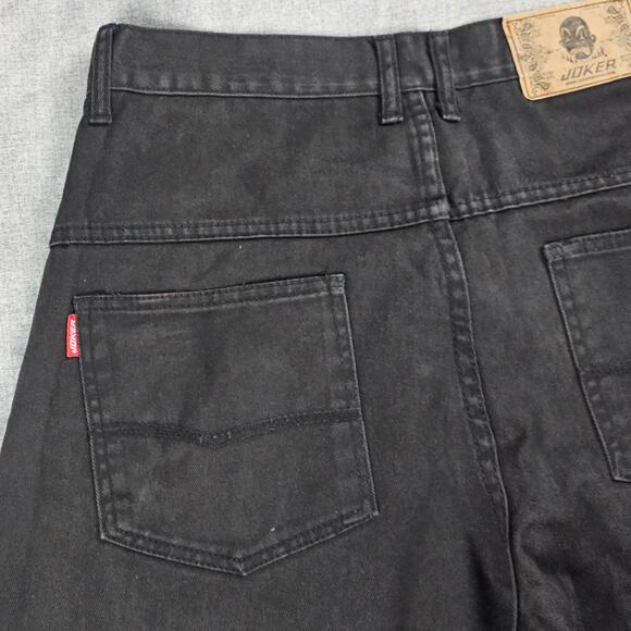 Vintage Joker Jeans Mens 34 x  29  Black Straight Leg Casual Denim Y2K 90s - Picture 7 of 16
